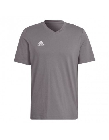 Adidas Entrada 22 Î‘Î½Î´ÏÎ¹ÎºÏŒ T-shirt Î“ÎºÏÎ¹ Î¼Îµ Î›Î¿Î³ÏŒÏ„Ï…Ï€Î¿ HC0449